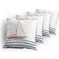 thumbnail image 5 of Ambesonne Saying Throw Pillow Cover 4 Pack, Sailing Theme Boat Waves, 20", Cinnamon Pale Blue, 5 of 7