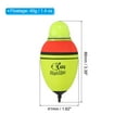 thumbnail image 2 of 1.4oz Lighted Fishing Slip Bobbers EVA Green Red LED Light Up Fishing Float with Battery, Yellow, 2 Pack, 2 of 7