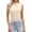 Beige, variant on Gaukiv Womens Tank Tops Mock Neck Sleeveless Stretch Blouses Slim Basic Layering Shirts Black L