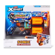 XSHOT Skins Dread Blaster - Mega Sonic Skin (12 Darts) by ZURU, Outdoor Toys for Ages 8+