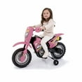 thumbnail image 4 of Blazin' Wheels 6 Volt Pink Dirt Bike Battery Powered Ride-On for Kids, 4 of 6