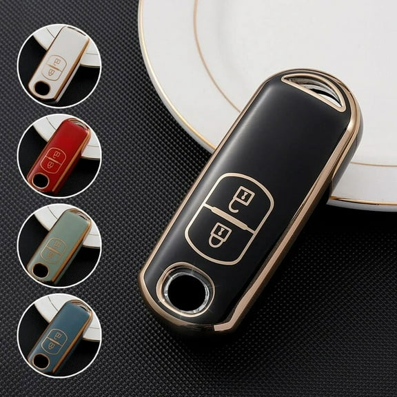 2/3/4 Buttons TPU Car Key Cover Key Case for Mazda 2 3 6 Axela Atenza CX-5 CX5 CX-3 CX-7 CX8 CX-9 2016 2017 2018 Auto Bag
