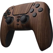 Custom Wireless Controller Compatible with PS5 - Multiple Designs Available (PS5 Wood)