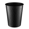 thumbnail image 1 of Monarch Abode 20128 Papelera de metal martillado a mano para el hogar, oficina y dormitorio - Papelera decorativa - Papelera de baño moderna negra - Papelera de oficina - Papelera de baño de metal, 1 of 5