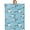 Shark, variant on Cute Mermaid and Sea Creatures Throw Blanket,40x50in,Soft, Lightweight Flannel,Adorable Underwater Blankets,Gifts for Kids & Ocean Lovers,for Couch Travel Picnics,Home Living Room Decor