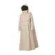 thumbnail image 4 of Poncho impermeable reutilizable de tela Oxford impermeable, abrigo impermeable unisex largo para Caqui XXL, 4 of 9