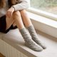 thumbnail image 4 of Calcetines de Polar Acolchados para Mujer | Calcetines Gruesos, Cálidos y Cómodos Hasta Media Pantorrilla | Calcetines Suaves y Afelpados para Dormir En Invierno | Ropa Informal Transpirable y Resist, 4 of 6