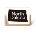 thumbnail image 1 of North Dakota America USA Map Outline Photo Wooden Photo Frame Tabletop Display, 1 of 3