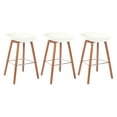 thumbnail image 1 of Bronte Living 26 inch Modern Polypropylene Counter Stool with Footrest for Kitchen, Restaurant - Series Connor - Set of 3, 1 of 7