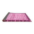 thumbnail image 2 of Ahgly Company Indoor Round Abstract Pink Modern Area Rugs, 4' Round, 2 of 4