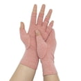 thumbnail image 3 of Guantes de presión de medio dedo tejidos para fitness deportivo, guantes de entrenamiento de presión elástica para articulaciones, guantes de enfermería, guantes de fitness para ciclismo, 3 of 4