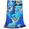 thumbnail image 2 of Vaporeon Throw Blanket Ultra Soft Cozy Plush Fuzzy Flannel Blanket Lightweight Luxury Fleece Blanket Gifts for Travel Camping Home Decor 60"X50", 2 of 8