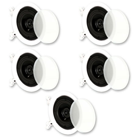 Theater Solutions CS4C In Ceiling Speakers Surround Sound Home Theater 5 Speaker