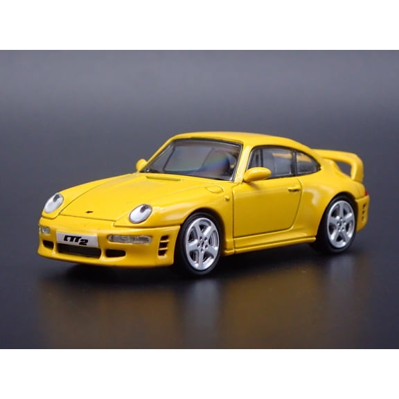 Open Box 1995-1997 PORSCHE 911 CARRERA TURBO 993 RUF CTR2 1:64 SCALE DIECAST MODEL CAR