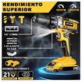 thumbnail image 2 of Taladro Atornillador Alto Impacto Inalámbrico Con Baterías Amarillo, 2 of 4