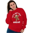 thumbnail image 4 of Xmas Let's Get this Bread Gingerbread Sweatshirt for Men or Women Brisco Brands 5X, 4 of 6