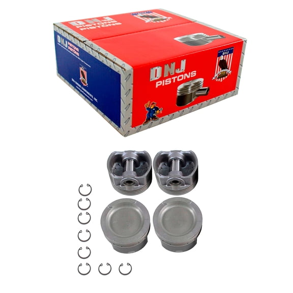 DNJ P803A Std. Complete Piston Set Fits Cars & Trucks 96-02 Volkswagen Cabrio Golf 2.0L SOHC