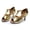 Gold, variant on Women's Gold Glitter Latin Dance Shoes, T-Strap Open Toe Heels, Professional Salsa Ballroom Performance Footwear for Wedding, Party Gold 40