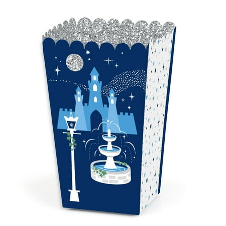 

Big Dot of Happiness Fairy Tale Fantasy - Royal Prince and Princess Party Favor Popcorn Treat Boxes - Set of 12