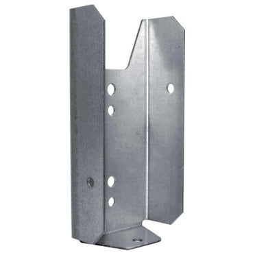 Wood Fence Rail Bracket for 2x4 Dimensional Lumber. Galvanized Steel to Resist Rusting - 100 Count