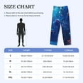 thumbnail image 4 of Lsque Deep Sea Glowing Fishes Print Men's Pajama Pants, Lounge Pant - Comfortable Home Wear,Elastic Waistband, Stylish Design-Medium, 4 of 9