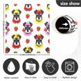 thumbnail image 6 of Dailycode Dishwasher Magnet Cover Magnetic Fridge Door Cover Home Kitchen Decor, Cute Schnauzer Strawberry, 23"x 26", 6 of 6
