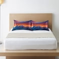 thumbnail image 6 of Coolnut Beautiful Sunset Peaks Pillowcase for Hair and Skin Silk Pillowcase King Size 20 ×40In, Soft and Breathable Slippery Satin Pillowcase Covers for Sleep Decor Giftsation 584, 6 of 7