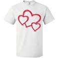 thumbnail image 3 of Inktastic Three Red Hearts T-Shirt, 3 of 5