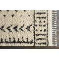 thumbnail image 5 of Mark&Day Area Rugs, 4x6 Teerd Global Shag Ivory/Gray Area Rug, Beige White Carpet for Living Room, Bedroom or Kitchen (3'11" x 5'7"), 5 of 6