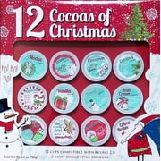 12 Cocoas of Christmas - 12 K Cups - Premium Holiday Cocoa - Gift Set