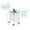 Honey Can Do 3 Drawer Rolling Storage Cart