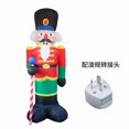 thumbnail image 3 of Giant Inflatable LED Nutcracker Soldier for Any Occasion - 2.4m Polyester Model_Perfect Gift, 3 of 5