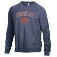 thumbnail image 2 of Men's Heathered Navy SUNY Fashion Institute of Technology Tigers The Champ Tri-Blend Pullover Sweatshirt, 2 of 3