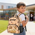 thumbnail image 3 of KUIFORTI Ice Cream Capybara Girls Backpack Kids School Bag Durable Polyester Adjustable Straps Multiple Organizer Pockets for Preschool Kindergarten Back to School Supplies, 3 of 7