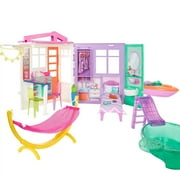 Barbie Beach House Bundle with 2 Dolls and Accessories
