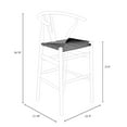 thumbnail image 5 of Inmod Wishbone Counter Stool, 5 of 5