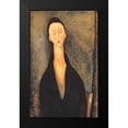 thumbnail image 2 of Modigliani, Amedeo 13x18 Black Modern Framed Museum Art Print Titled - Lunia Czechowska 1, 2 of 5
