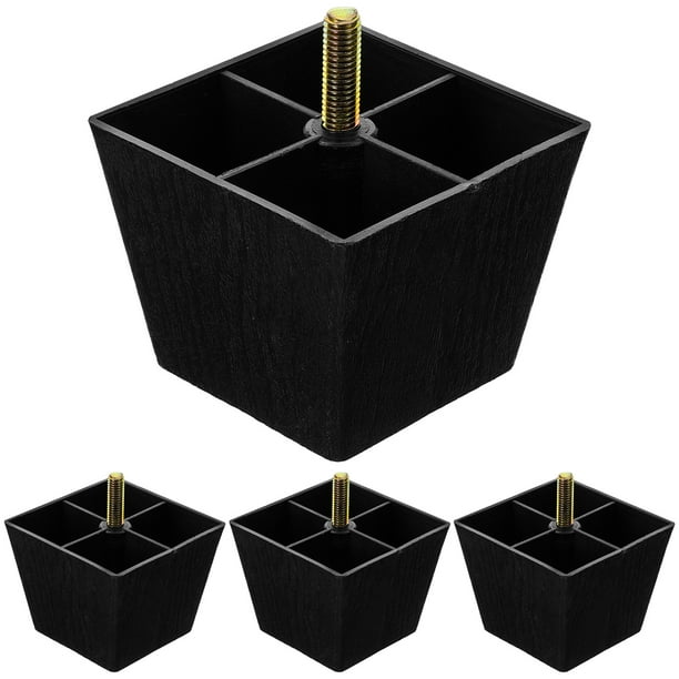 4 Uds patas de muebles patas de sofá cuadradas patas de sofá de repuesto patas de muebles resistentes