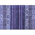 thumbnail image 1 of Ahgly Company Indoor Rectangle Abstract Blue Modern Area Rugs, 5' x 7', 1 of 4