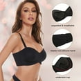 thumbnail image 6 of Strapless Comfort Wireless Bra with Slip Silicone Bandeau Bralette Tube Top, 6 of 8