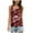 Wine, variant on Aoochasliy Tank Tops for Women Women's Camouflage Fashion Wild O-Neck Sleeveless Vest T-shirt Tops