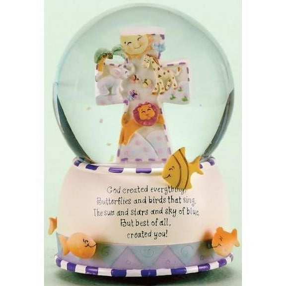 Dome-God Created Everything Musical Glitterdome (6 )