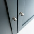 thumbnail image 4 of Goo-Ki Set of 12 -Sleek Round Brushed Satin Nickel Cabinet Knobs - Modern and Minimalist Hardware for Stylish Home Enhancement - 1 Inch Diameter, 4 of 7