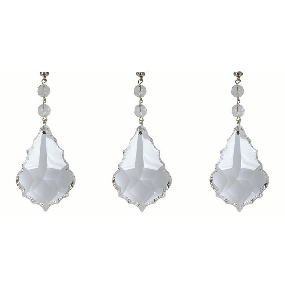 MagTrim® (Set/3) Chandelier Crystals 3" CLEAR Crystal Drop