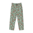 thumbnail image 4 of Daiia Retro Hippie Groovy Mushroom Men's Sleep Pant with Pockets and Drawstring,Pajama Pants-Medium, 4 of 9