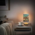 thumbnail image 6 of Sea Turtle Swimming Bedside Table Lamp LED Warm Lights with USB Charging Port Retro Cylinder Desk Lamps, 6 of 7