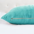 thumbnail image 6 of Home Soft Things Textured Velvet Pillow Covers (Set of 2), - North Sea - 26" x 26", 6 of 6