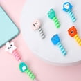 thumbnail image 4 of Xinyolin 2Pcs Cartoon Animal Bear Cable Protectors Organizer for USB Charging Data Cord, 4 of 8