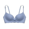 thumbnail image 2 of Tnhcen Womens Sports Bra Women's Stretch Plus Size Sports Bra Underwear Yoga Hollow Out Bra Intimates Push Up Bralette Underclothes for Underwear, Blue, 38, 2 of 6