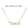 thumbnail image 4 of Minnieouse Letra inglesa doce signos del zodiaco constelaciones tema collar del zodiaco Ins colgante cómodo único oro rosa Ropa, zapatos y accesorios Miscelánea Tauro Minnieouse AP009332-04, 4 of 6